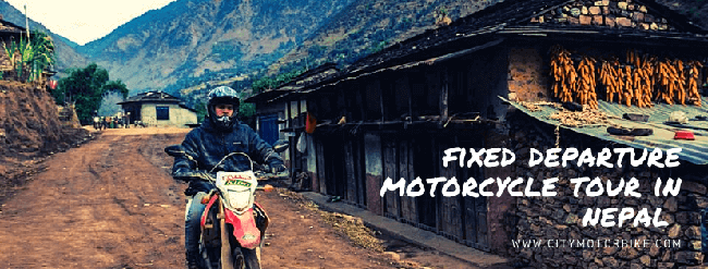 fixed departure motorbike tour in Nepal