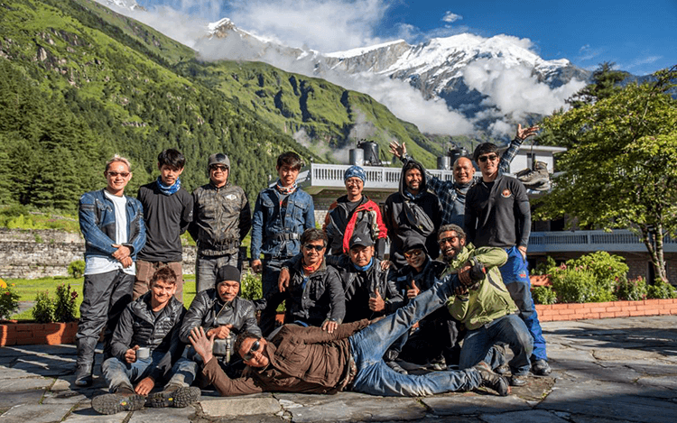 motorcycle touring to Nepal