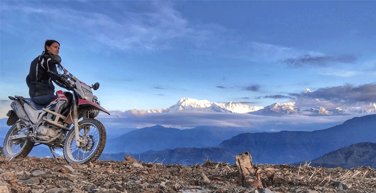 upper mustang motorbike tour