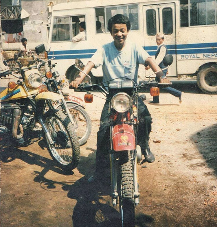 City Motorbike team member tirtha Maharjan