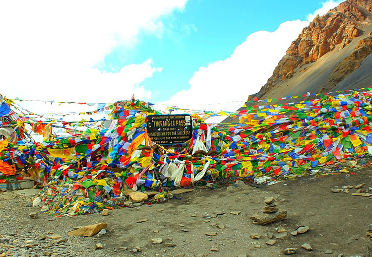 At thoronla pass, Nepal