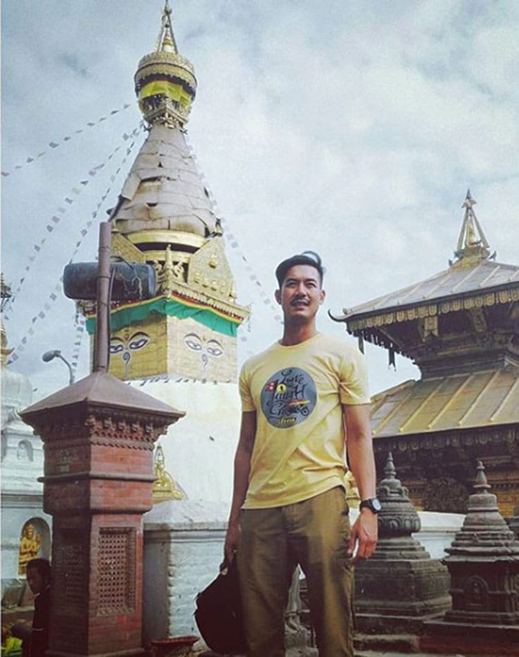 weir sukollawat kanarot in swayambhunath temple