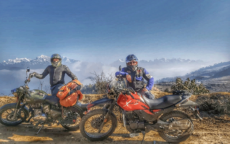 motorbike tour to Everest view point, Nepal