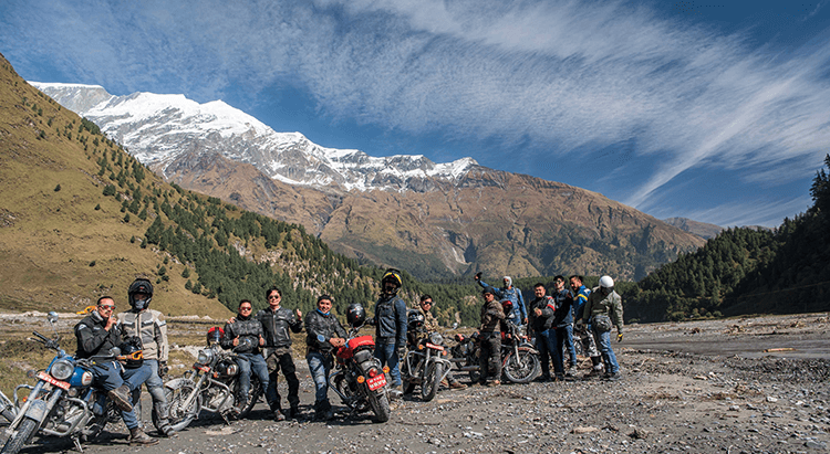 nepal motorbike trip