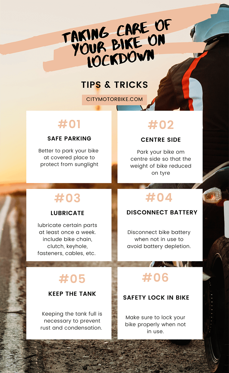 tips for motorcycle repair during lockdown period