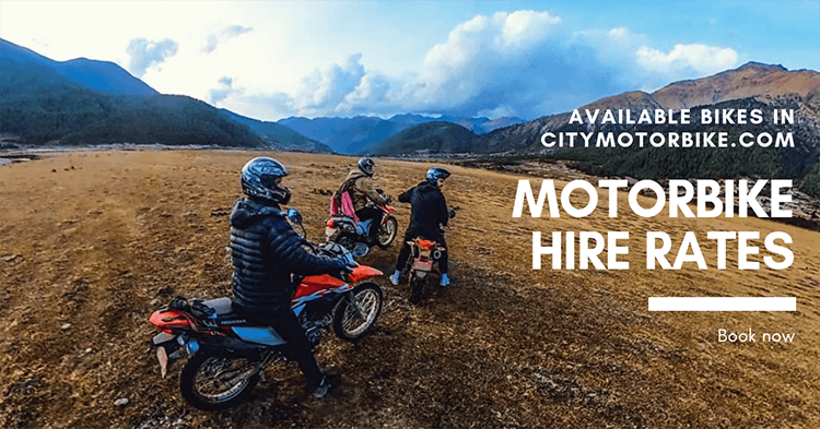 motorbike hire rates in Nepal