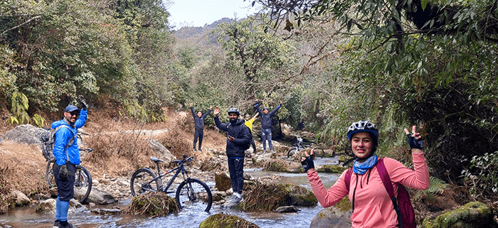 cycling in kathmandu