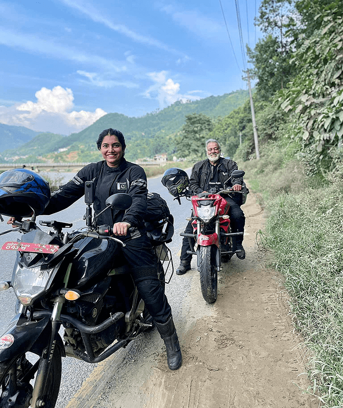 ghazal-farooqi-trip-to-nepal-on-motorbike